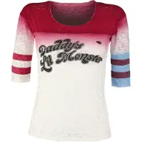 Suicide Squad T-shirt manches longues DC Comics de - Harley Quinn - Daddy's Little Monster - XS - XXL - pour Femme - multicolore - Taille XXL