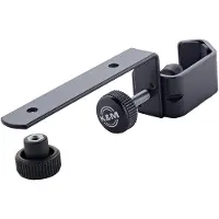 K&M 12210 SUPPORT UNIVERSEL AVEC VIS DE SERRAGE- NOIR