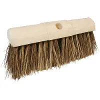 Silverline Balai d'extérieur poils naturels et dos arrondi - 330 mm