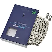 Bbb E-powerline 1s Chain Argenté 136 Links / 1s