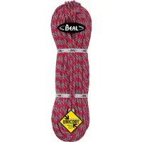 BEAL - Corde à simple d'escalade - Tiger 10mm Fuchsia - Taille 50 m - Rose