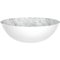 Zak! designs Saladier Osmose 27 cm - Marbre / Blanc