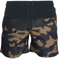 Urban Classics Shorts de bain marron / noisette / olive / noir