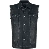 Black premium by emp Veste Sans Manches de - Life Of An Easy Rider - S - 7XL - pour Homme - gris - Taille L