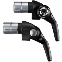 Shimano Bar-ends Levers Dura Ace Shifter Noir,Argenté 2/3 x 11s