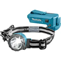 Makita DML800 14,4/18 V Li-Ion Batterie LED Lampe Frontale Corps - Rechargeable - 2000 Lm - IP54