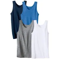 Maier Sports Maillot de corps bleu marine / bleu chiné / gris chiné / blanc