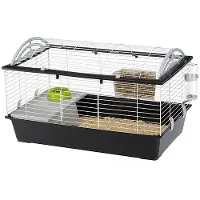 Ferplast Cage pour rongeurs - - Casita 100 - Plastique beige - 96 x 57 x 56 cm - Lavable