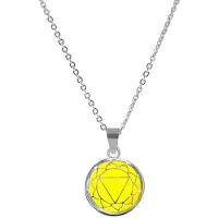 CO88 Collection Collier Pendentif Élégant pour Femmes - Collection CO88 8CN-26004 Jaune
