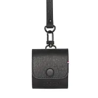 Decoded Étui en cuir Apple AirPod Noir