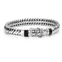Buddha to buddha Bracelet à maillons Ben Junior XS en argent 19 cm