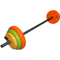 Tunturi set aerobic pump complet - 20 kg - barre 131 cm - Entraînement à la maison - gymnasium, fitness