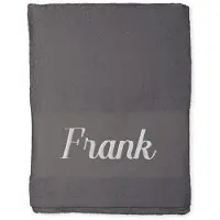 Yoursurprise Serviette personnalisée - Anthracite