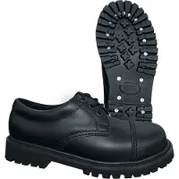 Brandit Chaussures à lacets de - Phantom 3 trous - EU39 - EU46 - pour Homme - noir - Taille EU 43