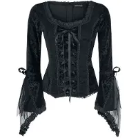 Gothicana by EMP T-shirt manches longues Gothic de - Rosemary - S - 3XL - pour Femme - noir - Taille XL