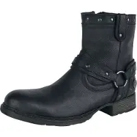 Rock Rebel by EMP Bottes de - Thunder Road - EU41 - EU47 - pour Homme - noir - Taille EU 44