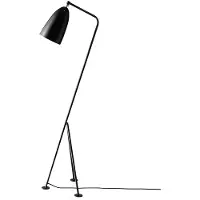 Gubi Lampadaire , Gräshoppa, Noir, Salon / séjour, Métal, Design