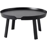 Muuto Around Coffee Table Table Basse Black | Large