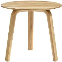 HAY Bella Table Basse Oiled Solid Oak | Ø 45 cm x H 39 cm