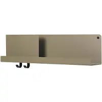 Muuto Folded Shelves Lot de Olive | 63 x 16.5 cm