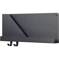 Muuto Folded Shelves Lot de Black | 51 x 22 cm