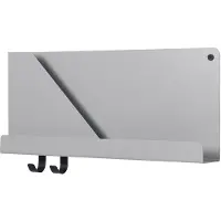 Muuto Folded Shelves Lot de Grey | 51 x 22 cm