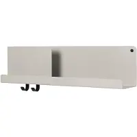 Muuto Folded Shelves Lot de Grey | 63 x 16.5 cm