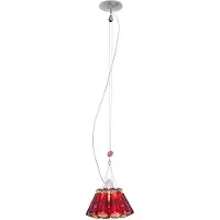 Ingo Maurer Suspension , Campari Light, dimmable, Rouge, Salon / séjour, Verre, Design