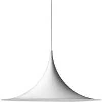 Gubi Semi Pendant Ø 47 | White Semi Matt