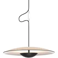 Marset Ginger LED Suspension Ginger 42 | Oak - White | Phase cut (Triac)