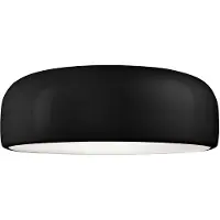 Flos Smithfield Plafonnier Glossy Black | E27 bulb