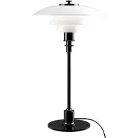Louis Poulsen PH 3½-2½ Glass Lampe de Table Black metallised