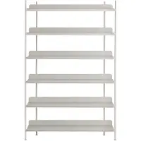 Muuto Compile Shelving System Lot de Grey | Configuration 4