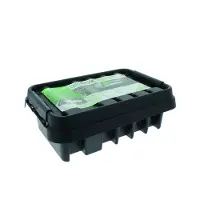 Q-Link Dribox boîte de distribution de câbles étanche pour l'extérieur - IP55 - 28,5 x 15 x 11 cm - Noir