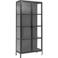 Nordal Armoire A/s Phoenix Noire | 2 Portes | Petite | 19160