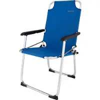 Eurotrail Chaise de camping Moita bleu