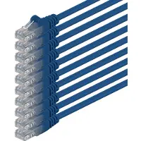 1Attack 1.0m 2x RJ-45 Cat6 UTP M/M câble de réseau Bleu 1 m U/UTP (UTP)