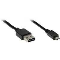Varia Good Connections USB2.0 Kabel EASY A-Micro B schw. 3m