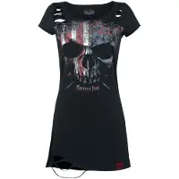 Rock Rebel by EMP Robe courte de - Living Legend - XS - 5XL - pour Femme - noir - Taille 3XL