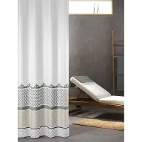 Sealskin Rideau de Douche Sealskin Marrakech Argent