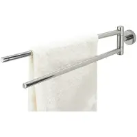 Tiger Porte-Essuie-Mains Tiger Boston Acier Inoxydable Brillant 2 Bras
