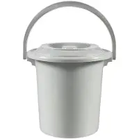 Curver Toiletemmer 10L Lichtgrijs
