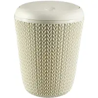 Curver Poubelle 6L Couteau 7L /Crème