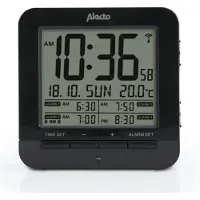 Alecto AK-20 - Réveil numérique avec thermomètre, noir