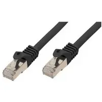 Shiverpeaks Câble patch RJ45 avec câble brut CAT 7 PIMF noir 15m