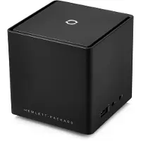 HP Advanced (Port de connexion (propriétaire), 1 portion), Station d’accueil + hub USB, Noir