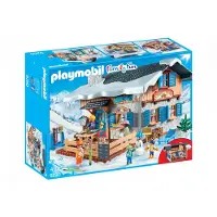 Playmobil 9280 Chalet avec skieurs