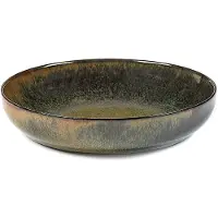 Serax Assiette Creuse Serax Surface Tableware By Sergio Herman Indi Grey M 19 x 19 x 4 cm