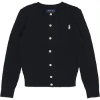 Ralph Lauren Gilet enfant MINI CABLE-TOPS-SWEATER filles - Marine - 7 ans