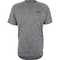 Under Armour T-Shirt fonctionnel 'Tech 2.0' gris chiné / noir